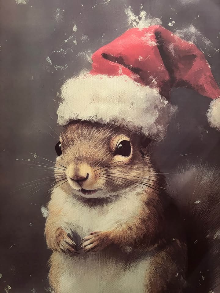 Festive Squirrel Canvas - Ready to Hang Wall Art - photo 4