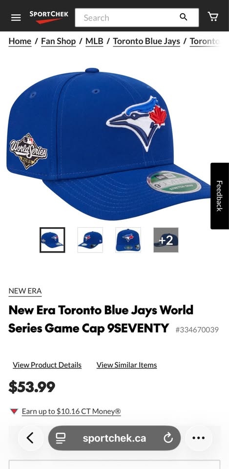 New Era Blue Jays World Series SnapBack Hat - New - photo 4