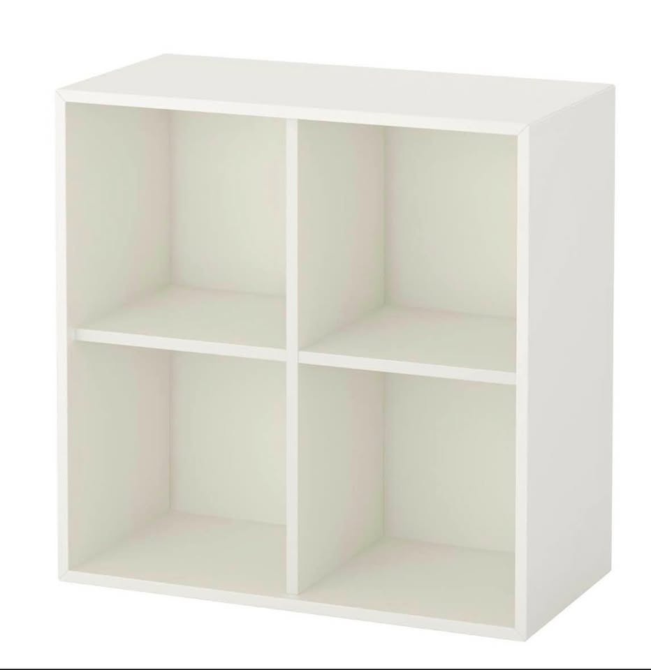 IKEA EKET 2x2 Storage Shelf Unit (White) – Good Condition