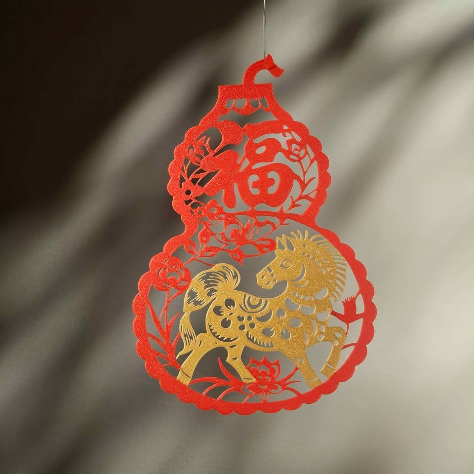 New Year Horse Window/Door Handle Decoration - photo 3