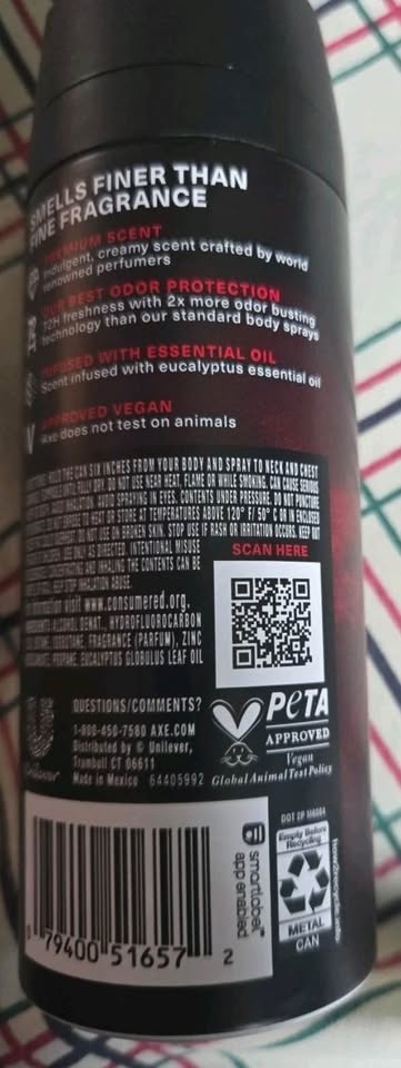 Axe Deodorant Spray for Men Fine Fragrance Cherry Spritz - photo 4