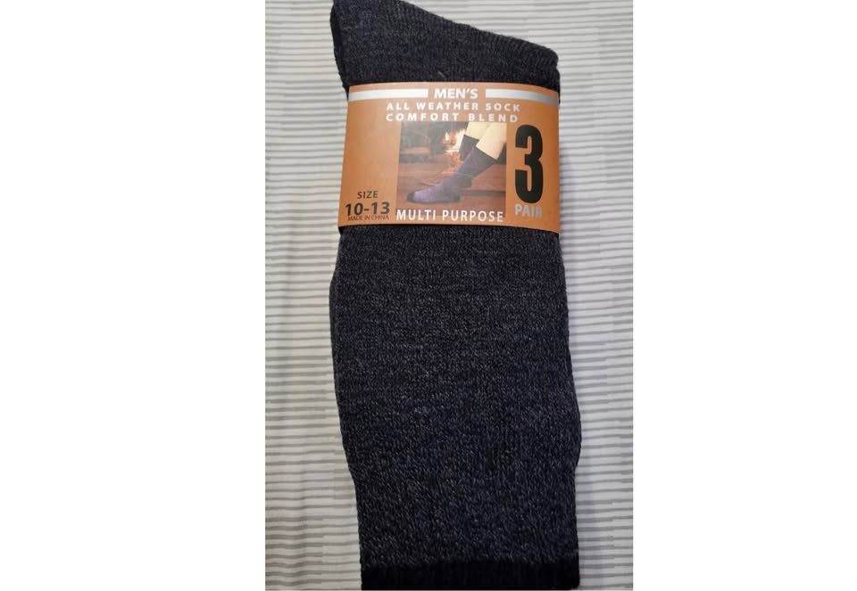Men's All Weather Sock Comfort Blend Size 10-13