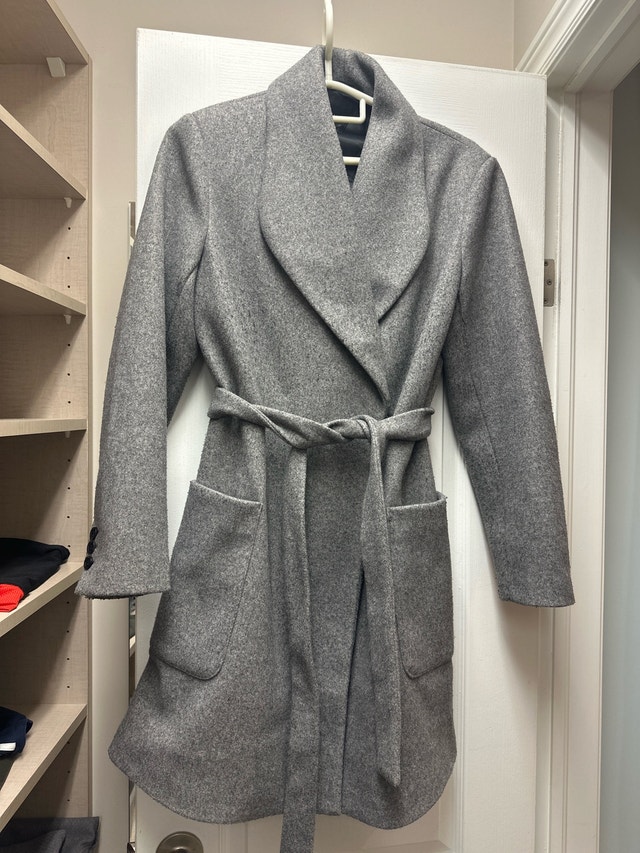 Grey Wool Coat