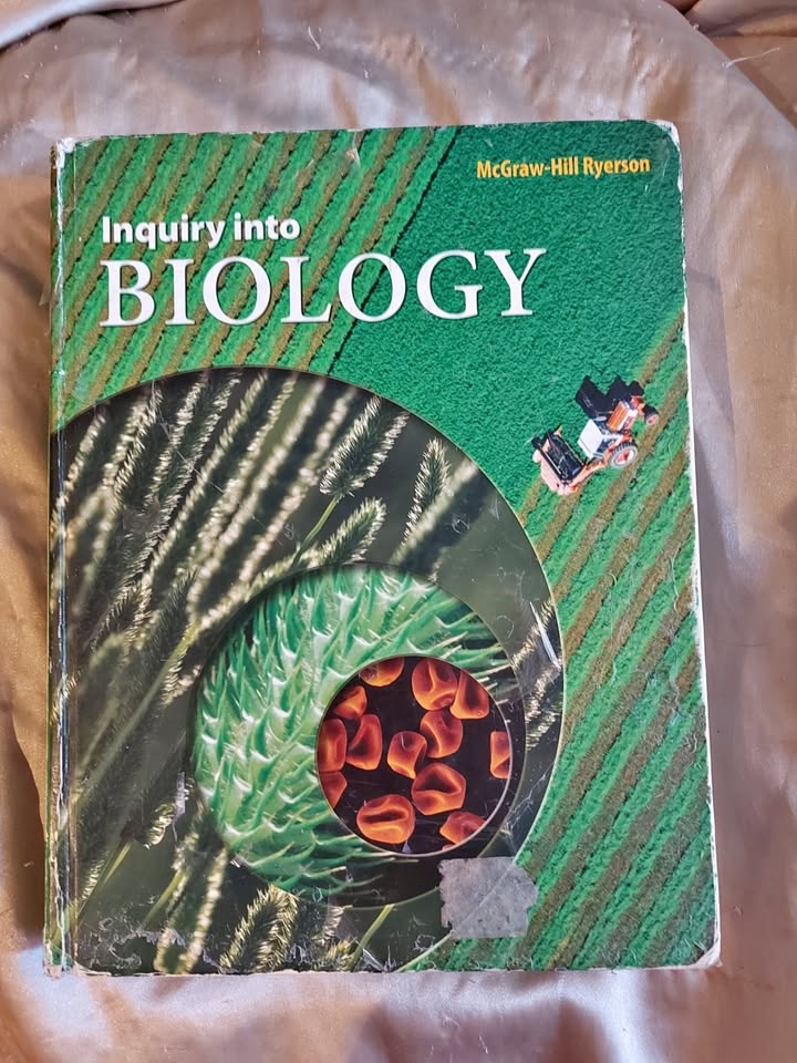 Inquiry Into Biology Textbook - Mcgraw-Hill Ryerson
