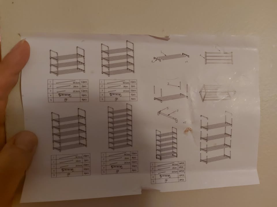 6 Tiers Shoe Rack Black - Brand New In The Box - photo 3