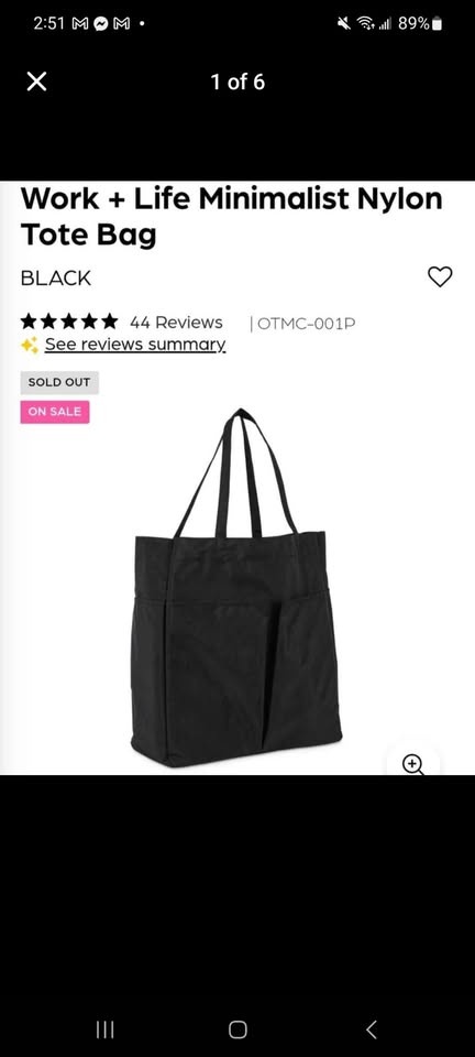 Tote Bag - Brand New Unopened