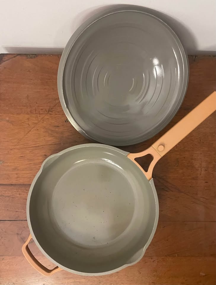 10.5" Ceramic Non-Stick Our Place Pan With Lid - photo 4