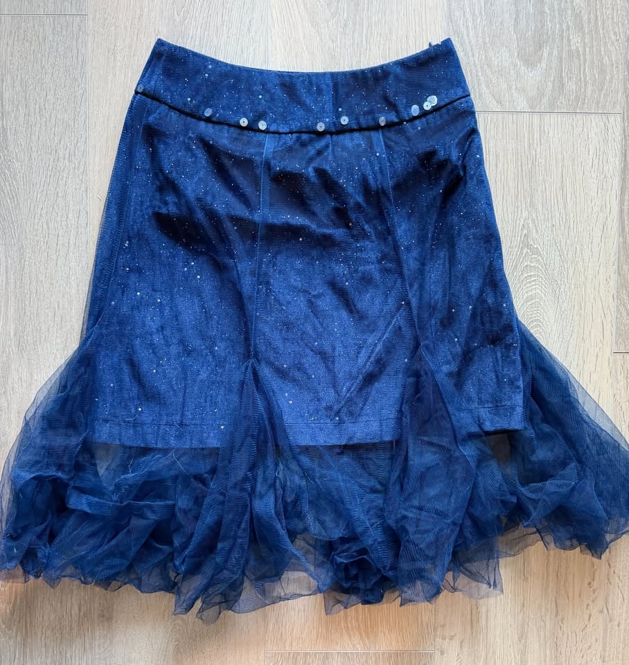 Navy Blue Tulle Skirt - Size XS/S - photo 3
