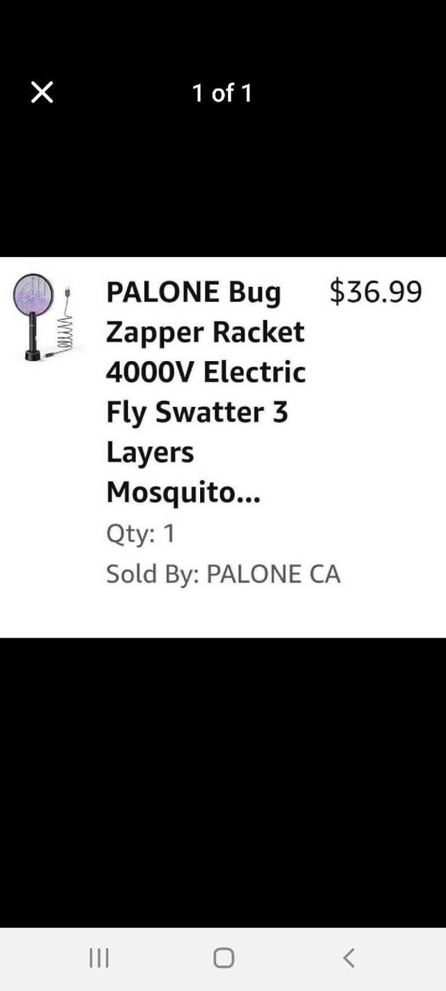 Brand new bug zapper