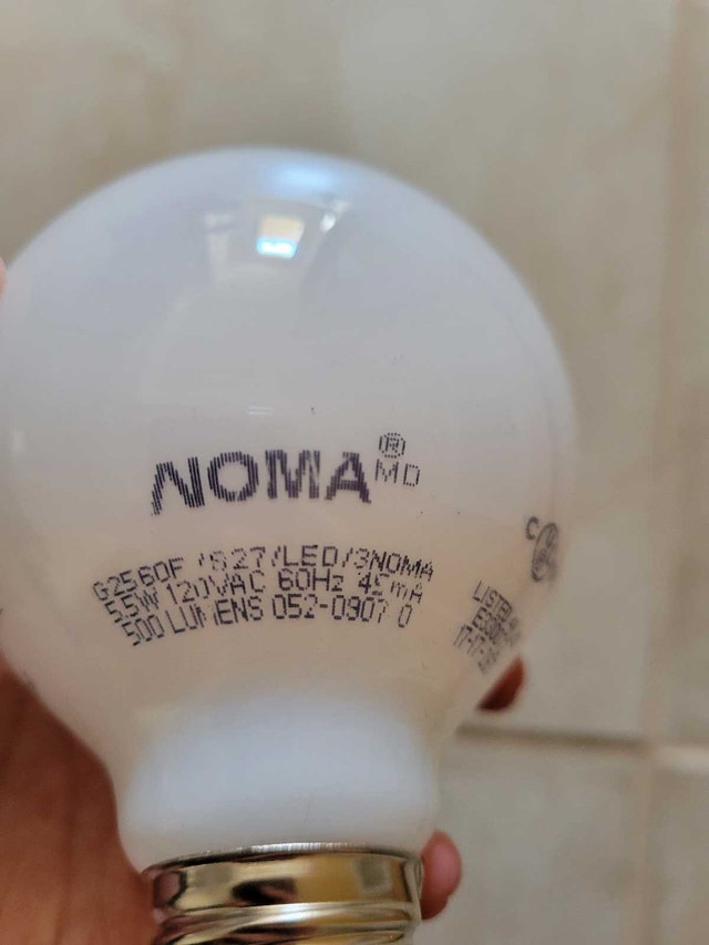 NOMA G25 LED Bulb - 500 Lumens - photo 2