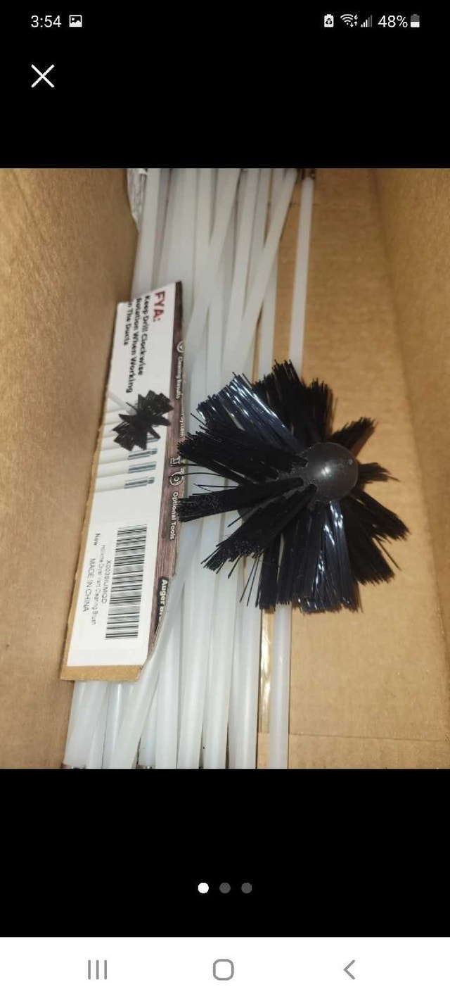 Duct Vent Chimney Sweep Brush Kit