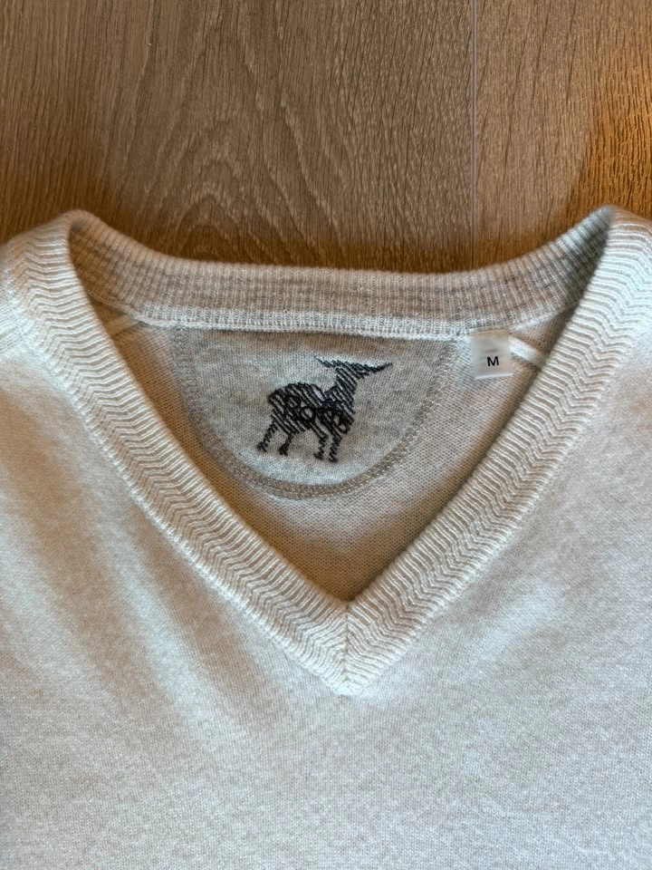 Men's Raffi Vneck Cashmere Sweater - Size M - photo 2