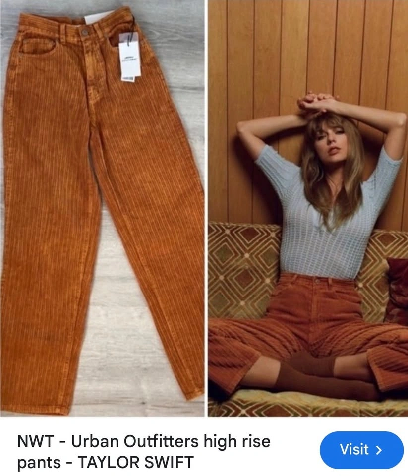 BNWT BDG High-Rise Baggy Corduroy Pants - Size 28 - photo 2