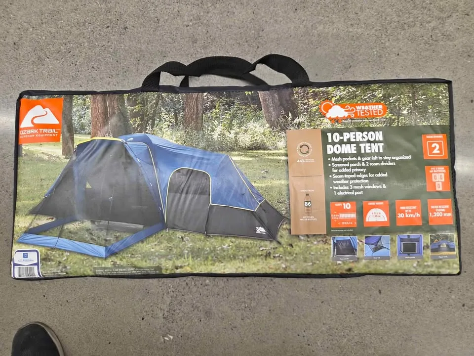 Ozark Trail 10 person dome tent thumbnail