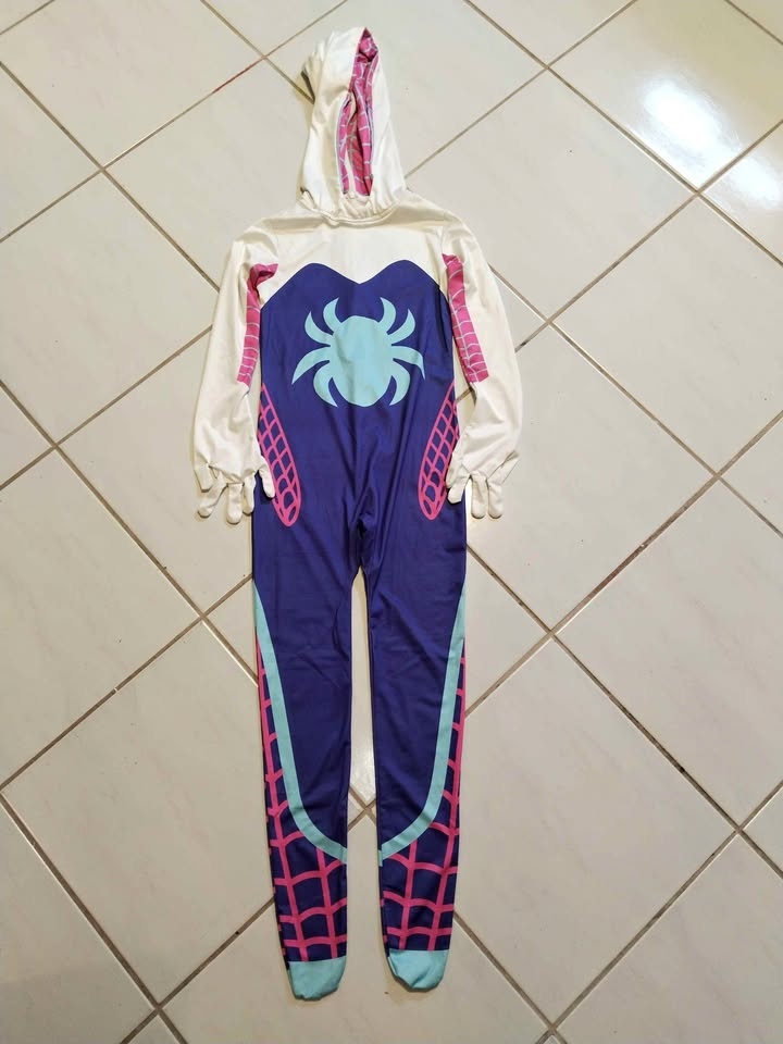 Spiderman dress & arm bands