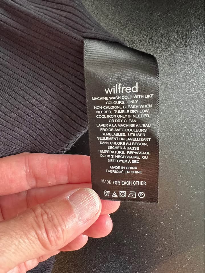 Wilfred Charcoal Ribbed Top - photo 5