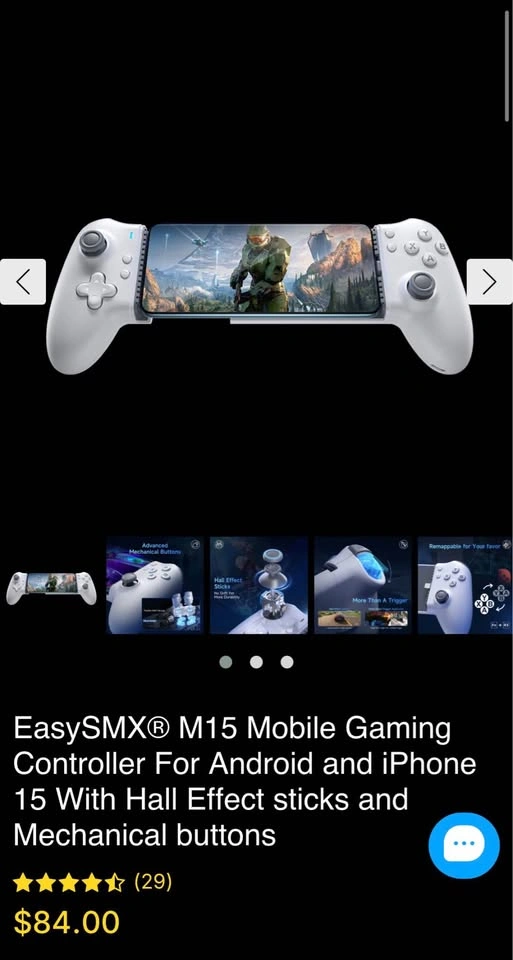 EasySMX White Mobile Gaming Controller - photo 5