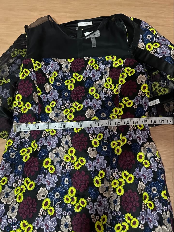 Erdem Floral Embroidered Dress & Jacket Set US 10 - photo 5