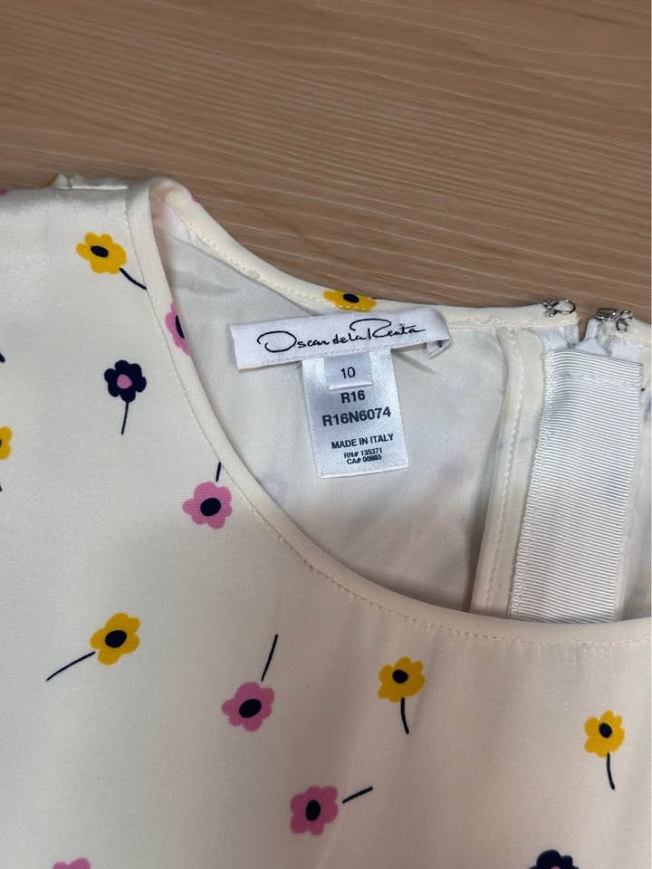 Oscar de la Renta Floral Dress Size 10 - photo 2