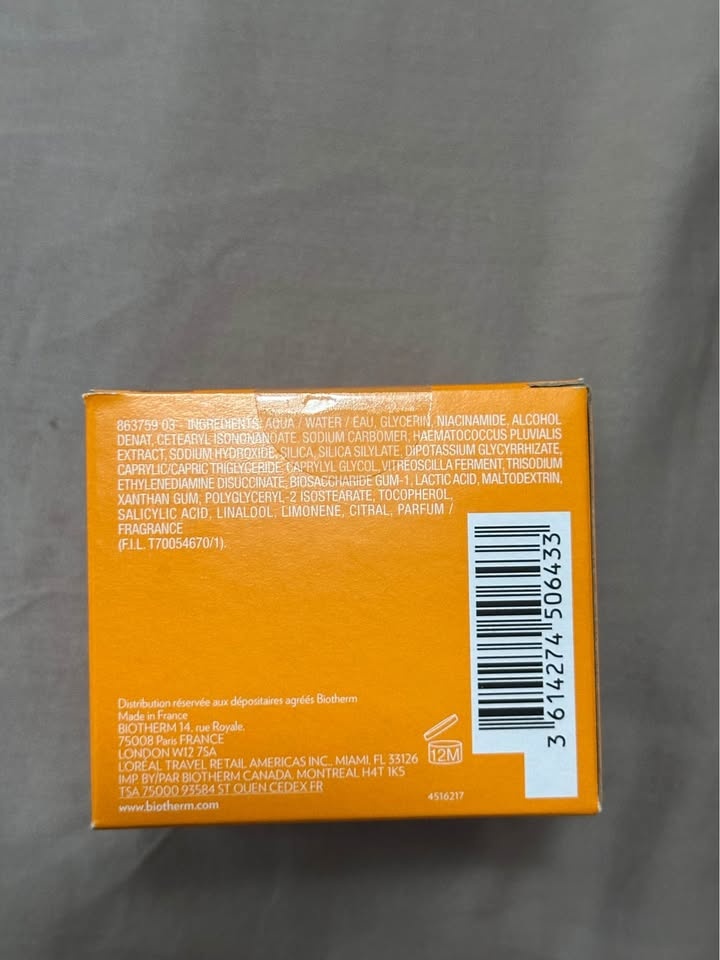 Biotherm Face Cream New Sealed - photo 3