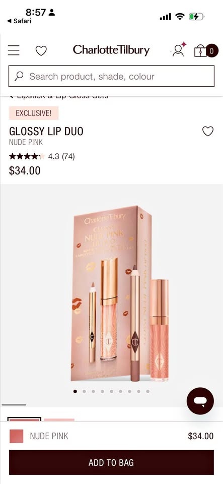 Charlotte Tilbury Lip Duo Set
