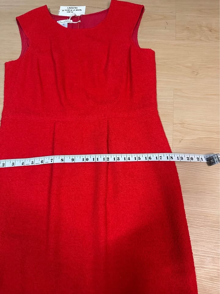Oscar de la Renta red dress size 10 - photo 2