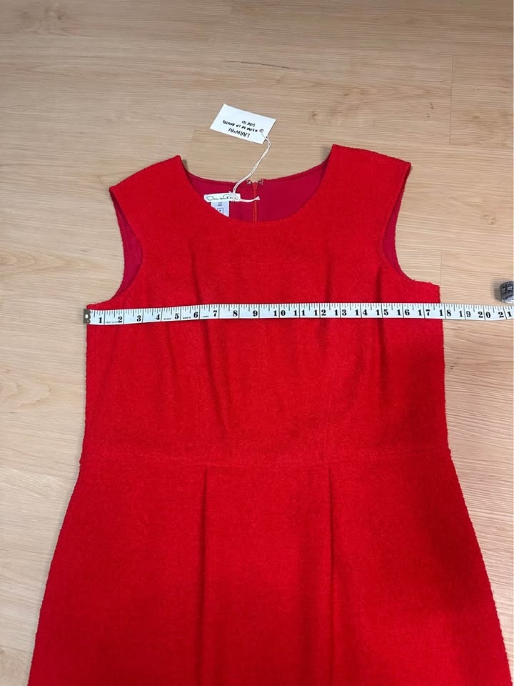 Oscar de la Renta red dress size 10 - photo 4