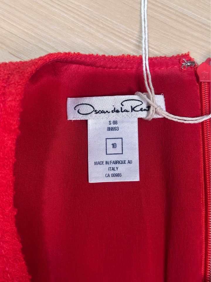 Oscar de la Renta red dress size 10 - photo 5