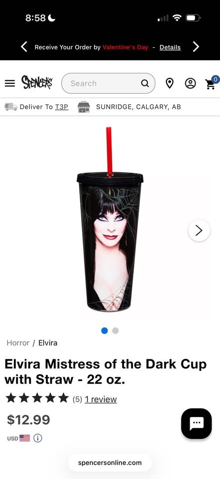 Elvira Cup with Straw - photo 3
