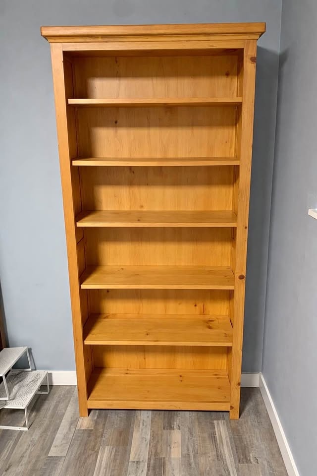 Solid Light Wood Bookshelf