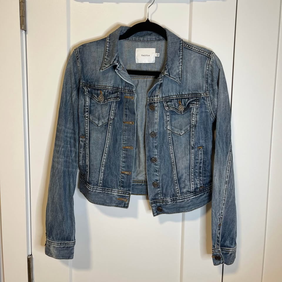 Talula Aritzia Jean Jacket - Size S - photo 5