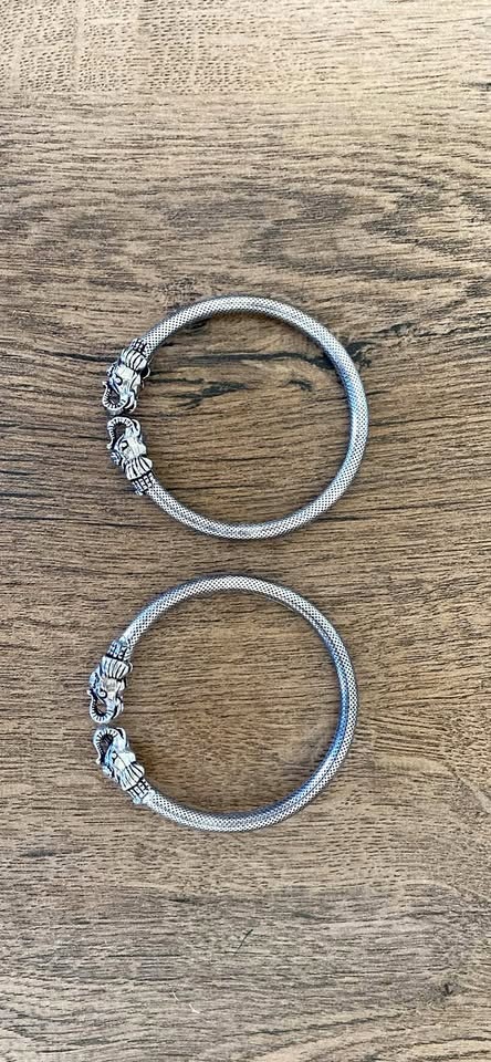 Brand New Oxidized Silver Bracelets