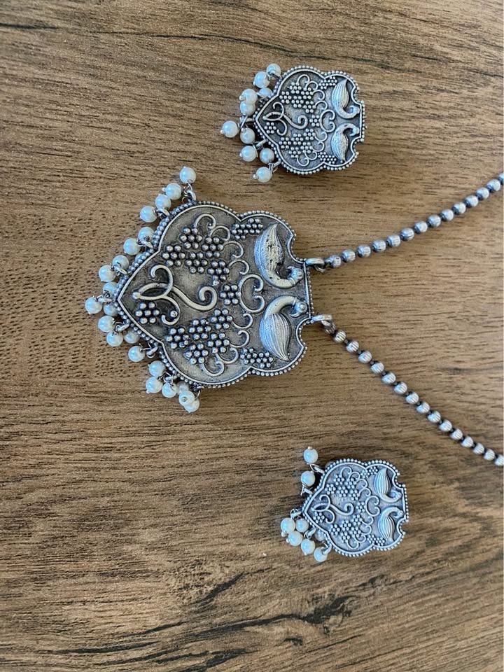18k Silver Necklace Set - photo 2