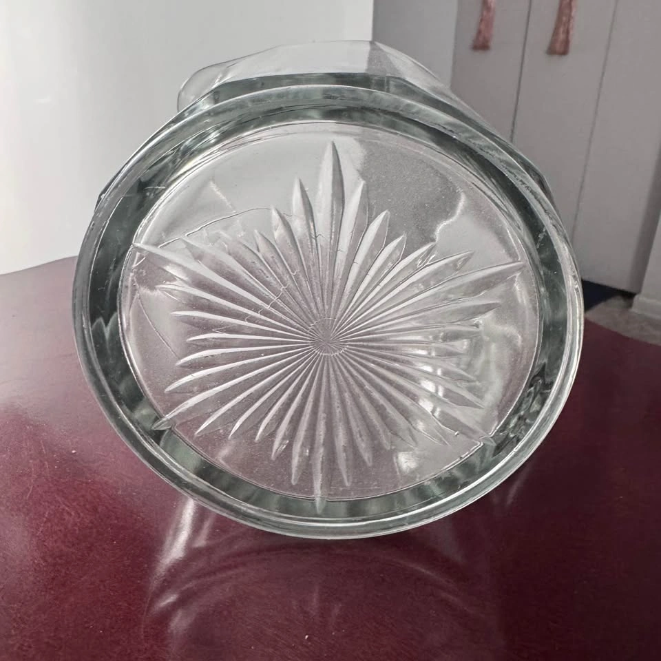 Heavy, weighted glass pitcher - photo 4
