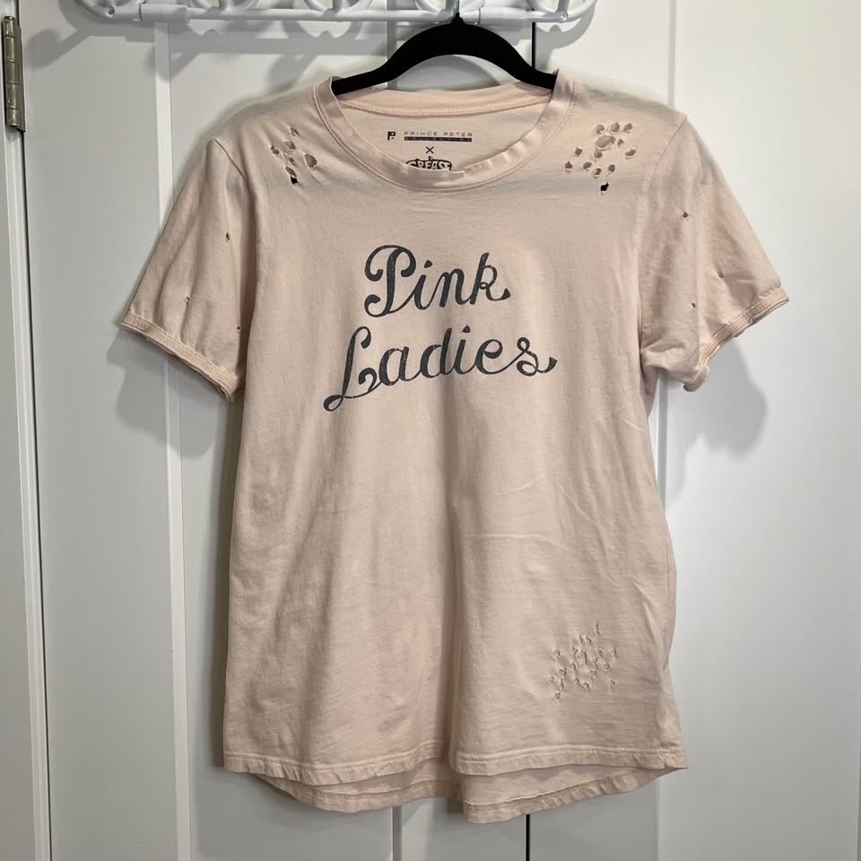 Prince Peter Collection Cream/Beige Graphic ‘Pink Ladies’ Tee - - photo 4