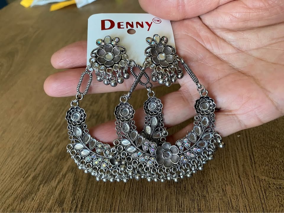 Oxidized Earrings - photo 2