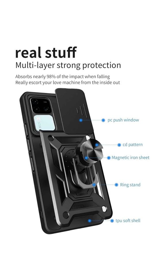 Vivo V30 5G Case with Slide Camera Cover - photo 2