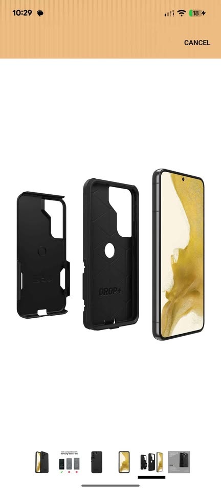 OtterBox Commuter Case for Samsung Galaxy S22 - Black - photo 3