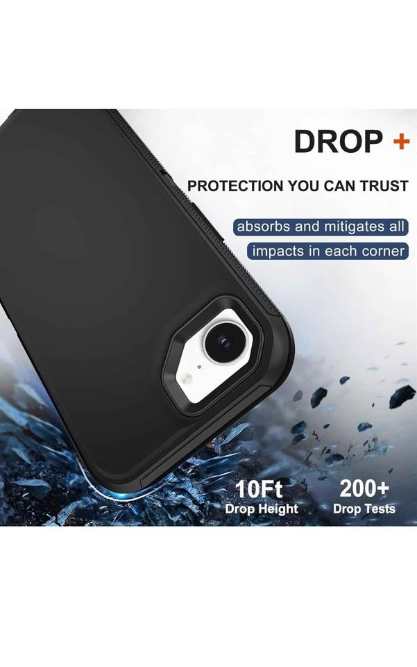 Defender Case for iPhone 16E with Belt Clip - Black - photo 3