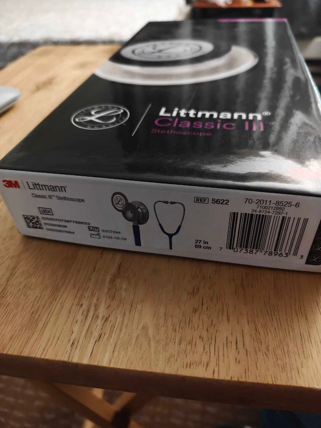 Brand New 3M Littmann Classic III Stethoscope – Navy Blue - photo 2