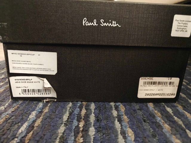 New Condition Paul Smith "Soane" Leather Oxfords – Italy-made - photo 3