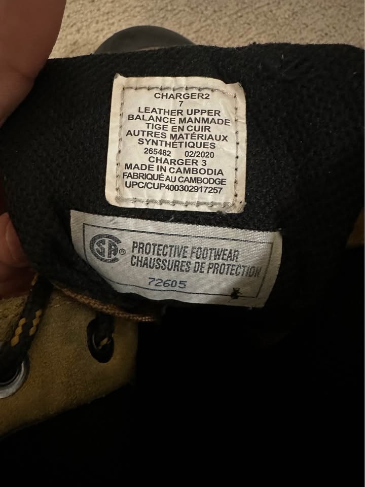Steel Toe Boots Size 7 - photo 3