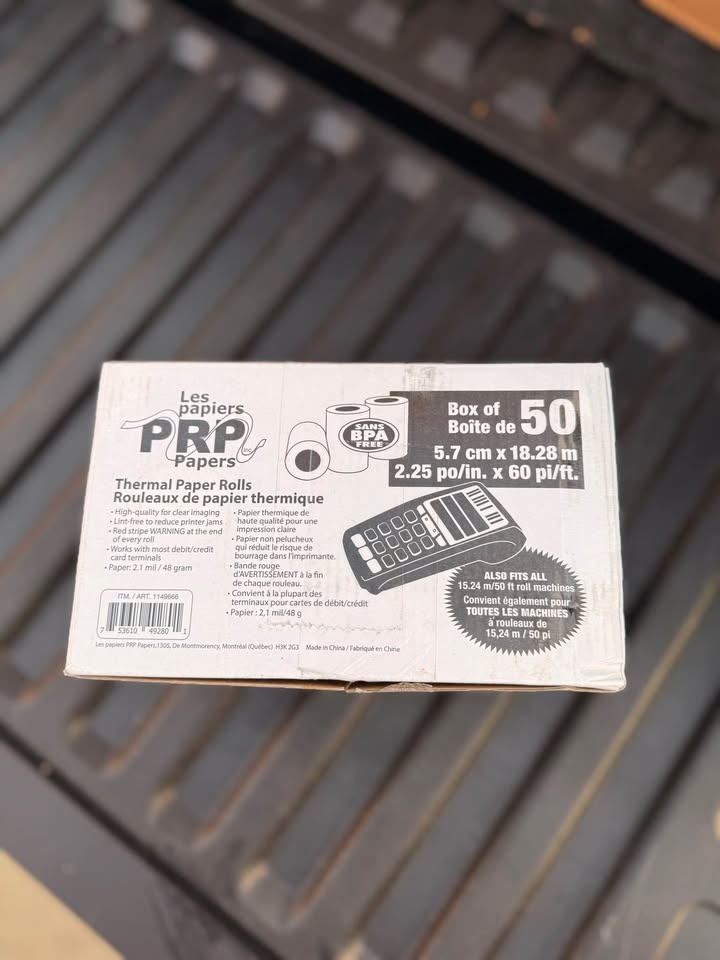50 Thermal Paper Rolls Receipt Paper - photo 2