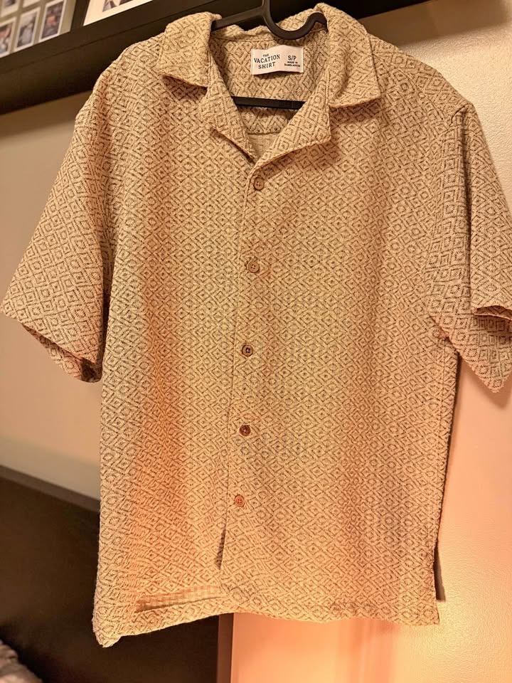 Linen Button Up Shirt Abercrombie Style