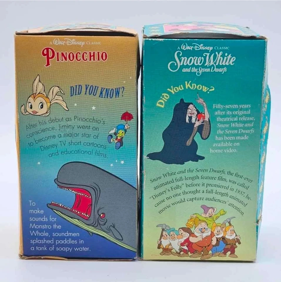 1994 Disney Burger King Pinocchio & Snow White Cups - photo 4