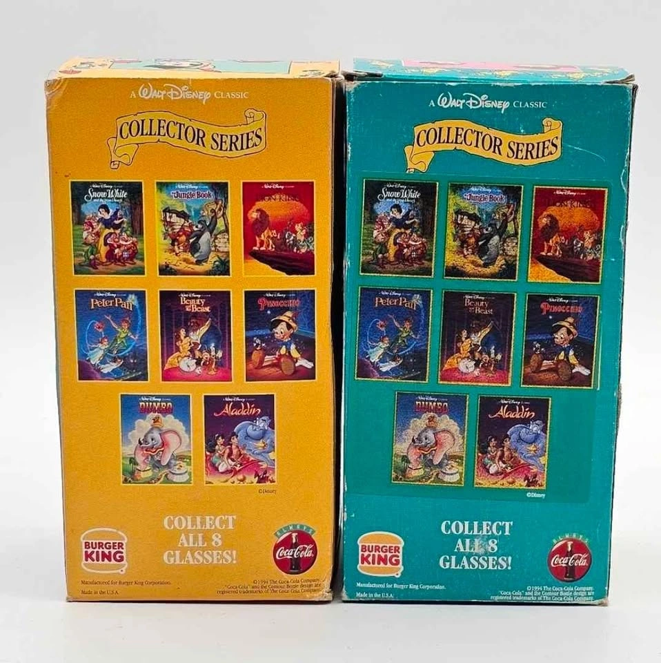 1994 Disney Burger King Pinocchio & Snow White Cups - photo 5