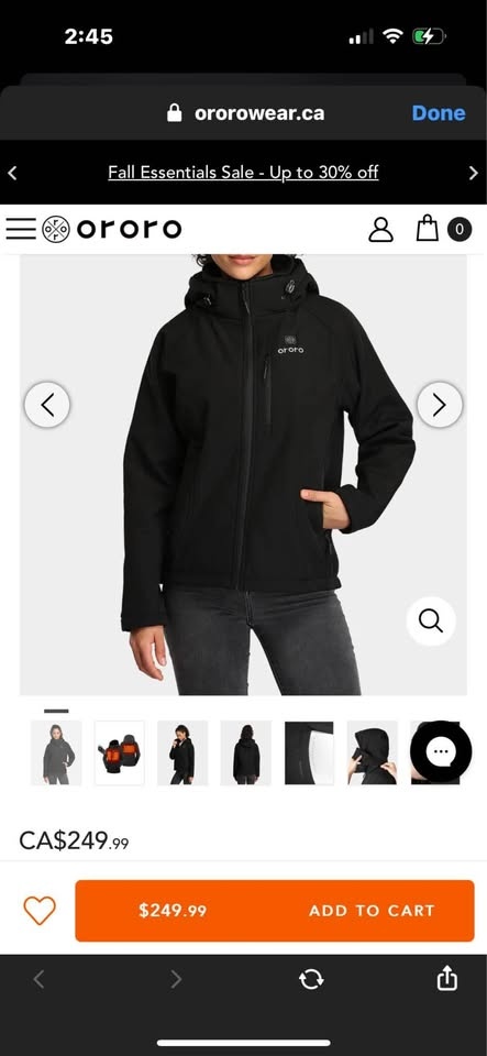 Woman’s heated jacket new medium - photo 2