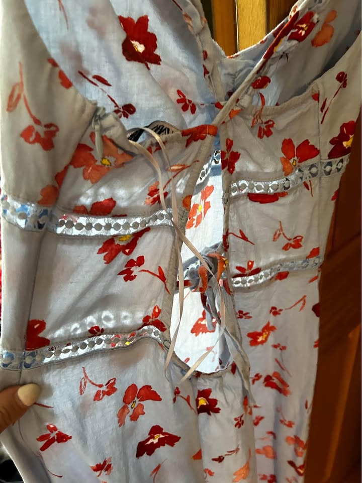 Light blue floral Zara dress - photo 2