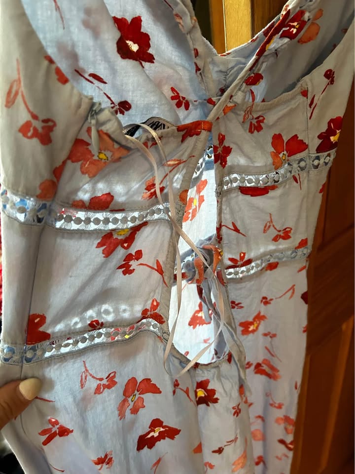 Light blue floral Zara dress - photo 3