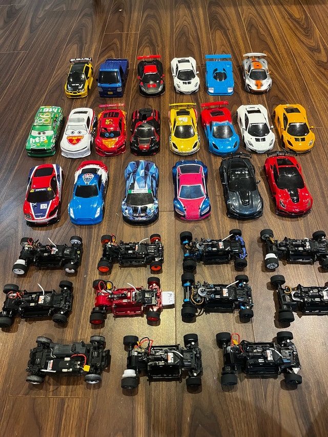 Mini-z Bodies, Chassis, and Parts
